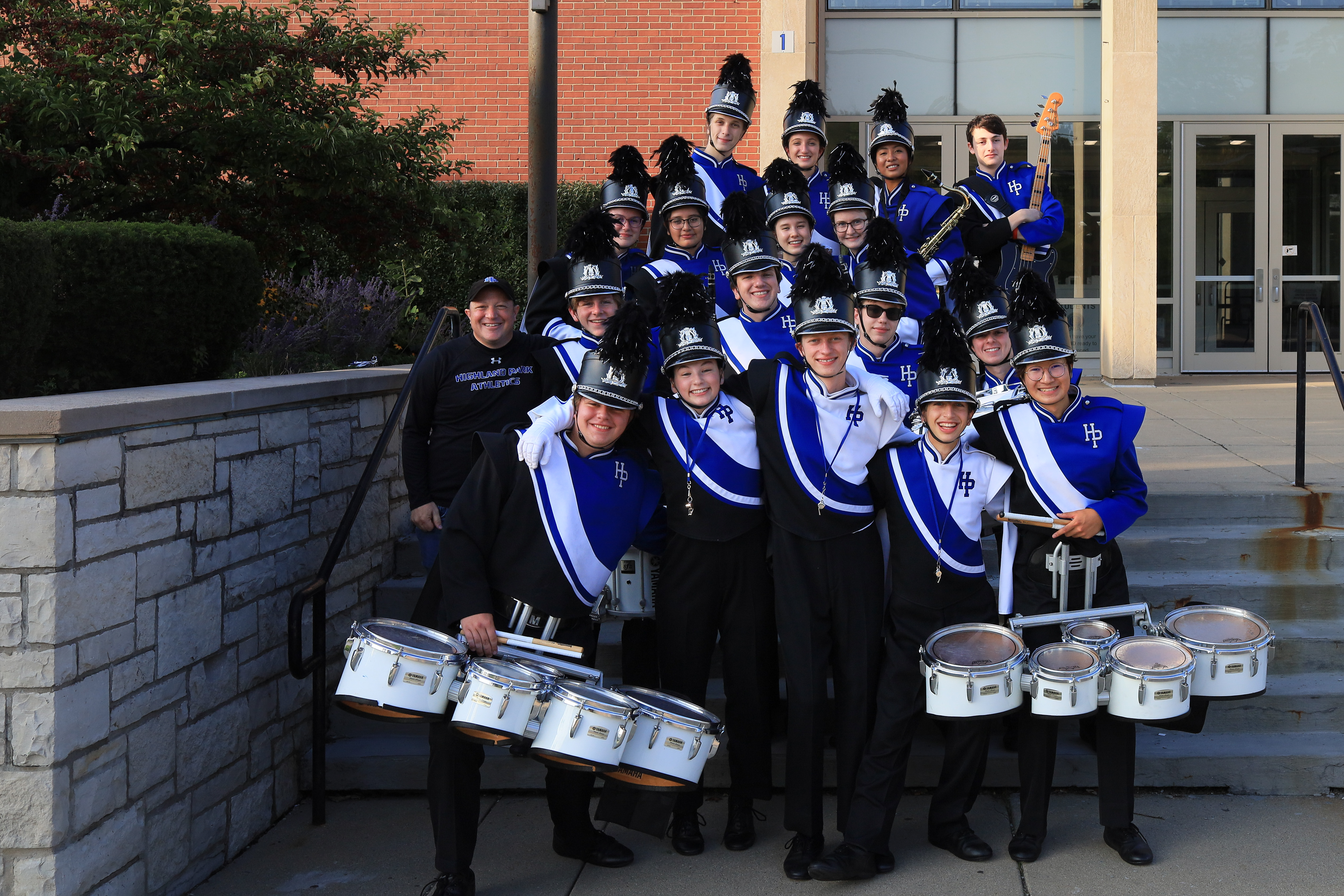 2024 marching band senior photo