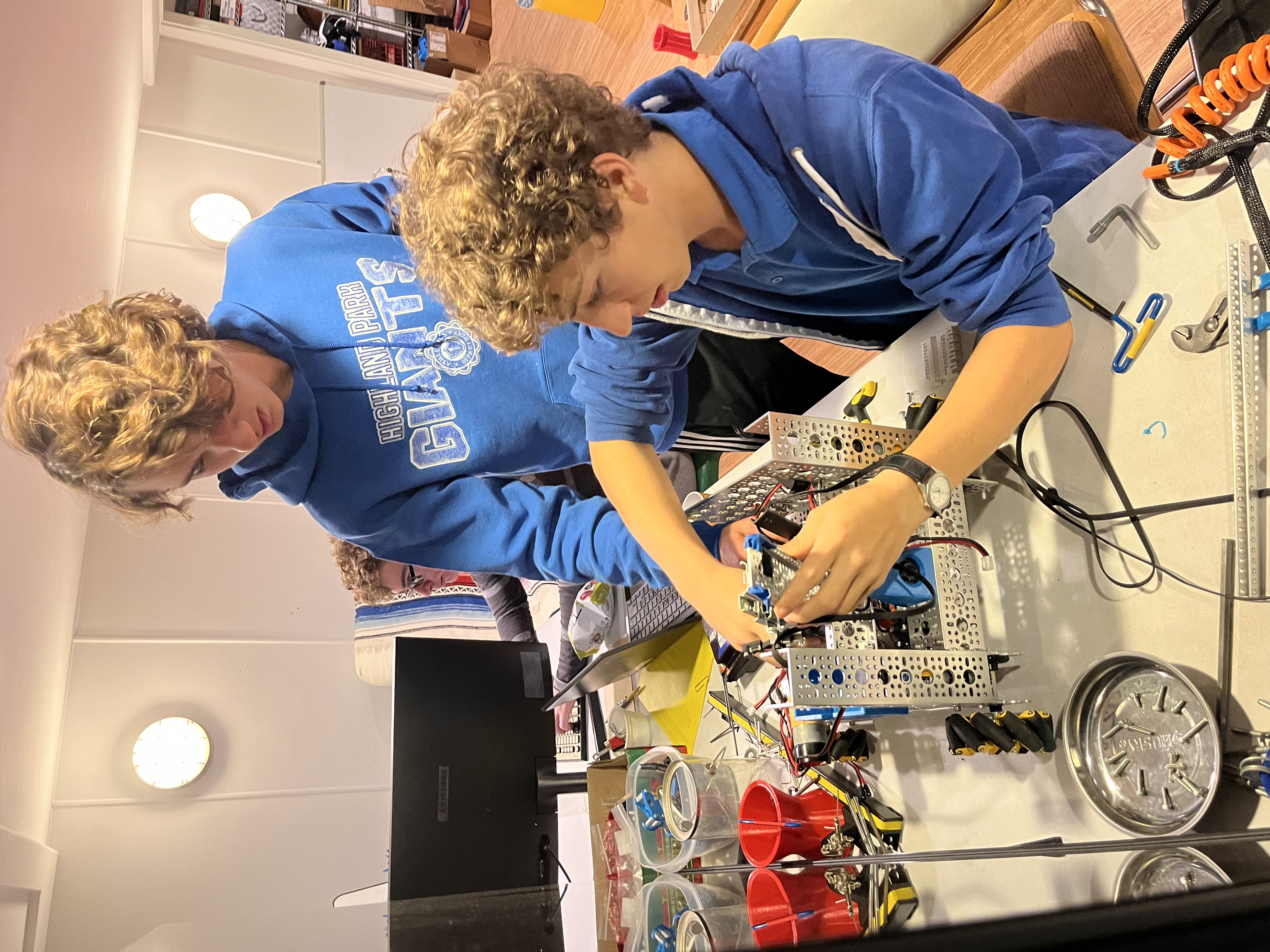 Working on a robot